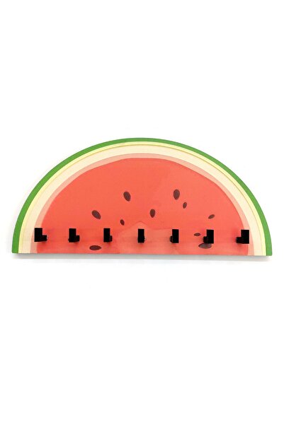 CajuArt Half Watermelon Wooden Kitchen Ornament - Wall Hanger