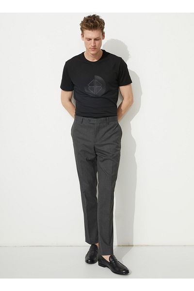 SÜVARİ Αντρικό παντελόνι Anthracite - Cavalier, Regular Fit, Normal Waist PN1014400317