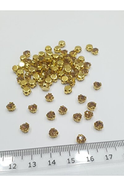 CRYSTALSHOP Камък Бейоглу - Ss25 (5 мм) Злато (200 броя)