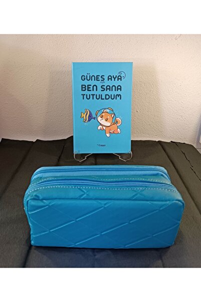 Güneş Aya Ben Sana Tutuldum Defter Kalemlik Seti