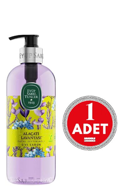 Eyüp Sabri Tuncer Alaçatı Lavender Natural Olive Oil Liquid Soap 500 Ml 1 Piece