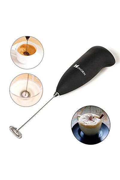 REVA Mini Mikser Kahve Süt Köpürtücü Karıştırıcı Cappucino Mixer Pilli Çırpıcı