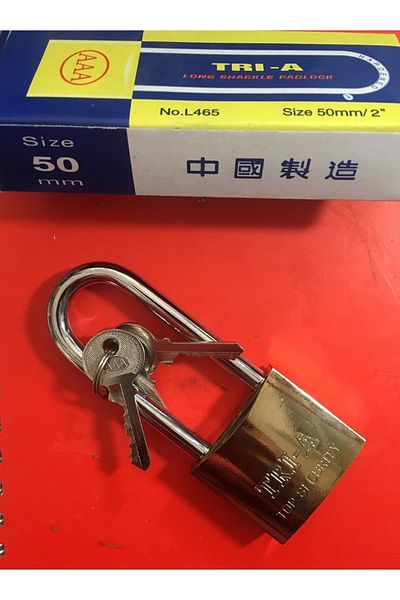 Tria Tri-a Padlock 50mm Yellow Long