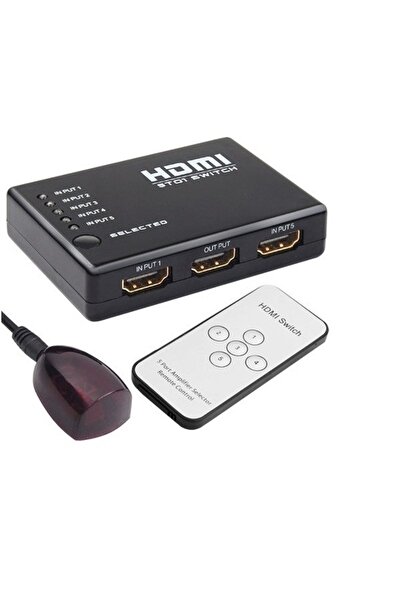 Navidata NVD-321 5 Port HDMI Switch Controlled 3D Compatible 5 In 1