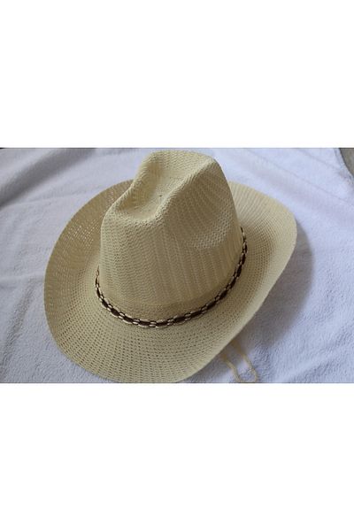 Betülce Unisex Λεπτό ελαφρύ ψάθινο καπέλο παραλίας Foter