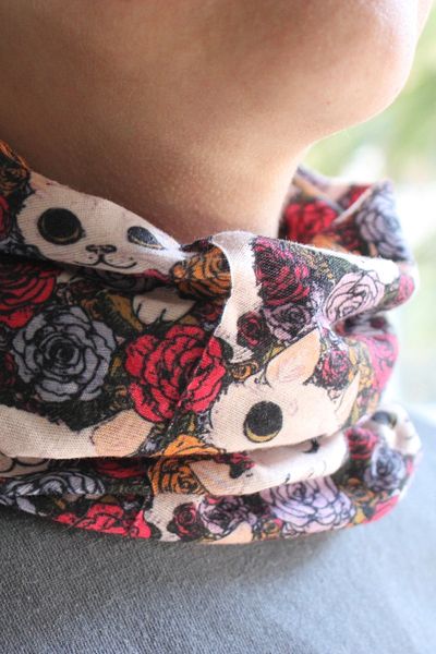 Sofist İstanbul Cat Buff Seamless Multifunctional Cat Patterned Neck Collar Bandana Baf