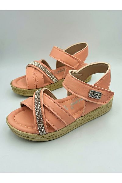 Hızlı Al Stoned Girl's Sandals (Suitable for Daily Use and Special Use)