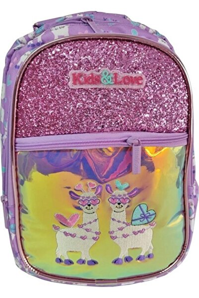 KAUKKO Діти люблять рюкзак Lama з дзеркалом і камінцями L5093