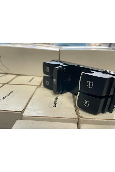 Genel Markalar Golf 6 Jetta Passat B7 Uyumlu Nikelajlı Sol Cam Dortlu Dugme Takımı