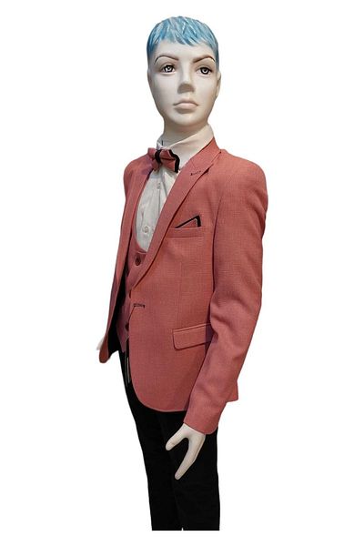 Carinos Zagros 4-Piece Boy's Suit with Jacket and Vest 5912