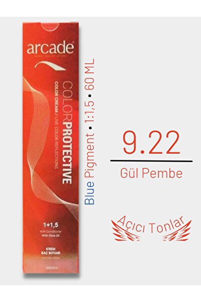 Arcade Saç Boyası 9.22 - Gül Pembe 60ml