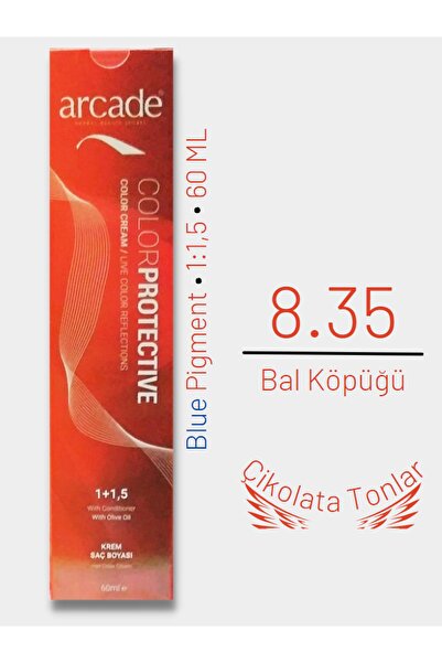 Arcade Saç Boyası 8.35 - Bal Köpüğü 60ml