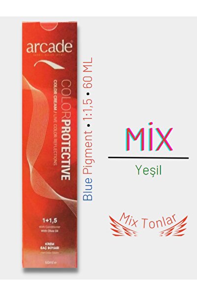 Arcade Saç Boyası Mix Ton - Yeşil 60ml