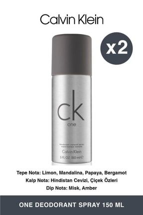 Calvin Klein Ck One Deodorant Deodorant Ikili Vucut Bak m Seti