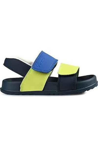 Vicco Sandale pentru copii Krixi Phlon cu talpă ușoară Velcro Galben Marin