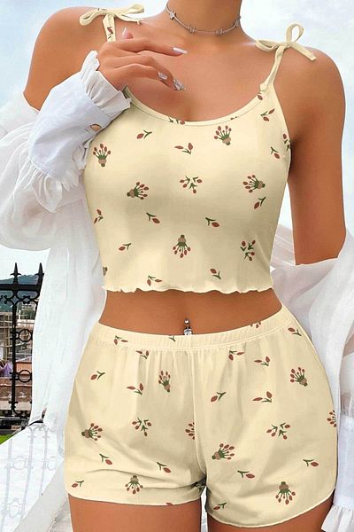 Çeyize dair herşey Lilyana Super soft σορτς Flower 6418