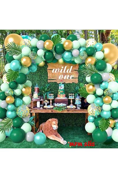 MFM Party Safari Themed Birthday Chain Balloon