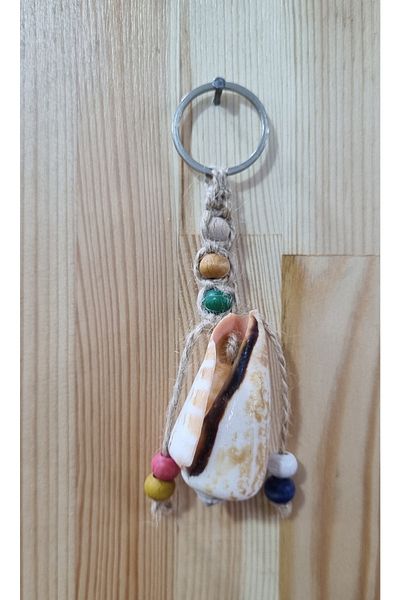 erdoğan hobi Keychain Sea Shell Braided Ornament Car Ornament Bag Ornament Sea Shell Gift Keychain
