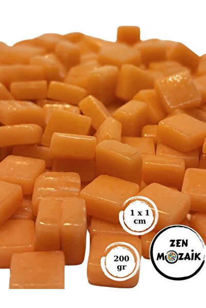 Zen Mozaik Sanatsal Mozaik Çalışmalarınız Için 1 Cm Cam Mozaik Taşı - 10x10 M...