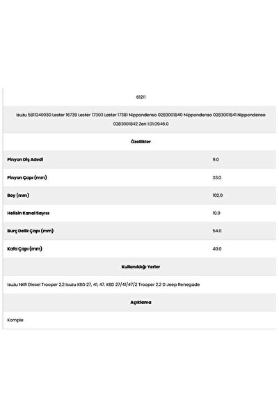 Form Metal 61211 Nkr 10 Channel 9 Teeth 71512110   Starter Gear