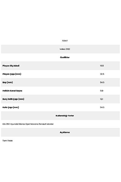 Form Metal 72947 Starex 9 Channel 10 Tooth Starter Gear