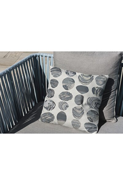 RUGSMODERN Kırlent 1227 Αφηρημένο και μαρμάρινο μοτίβο τυπωμένο κάλυμμα μαξιλ...