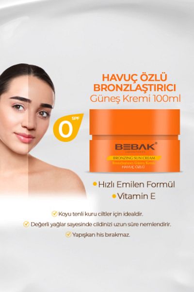 Bebak Carrot Extract Sunscreen 100 ml