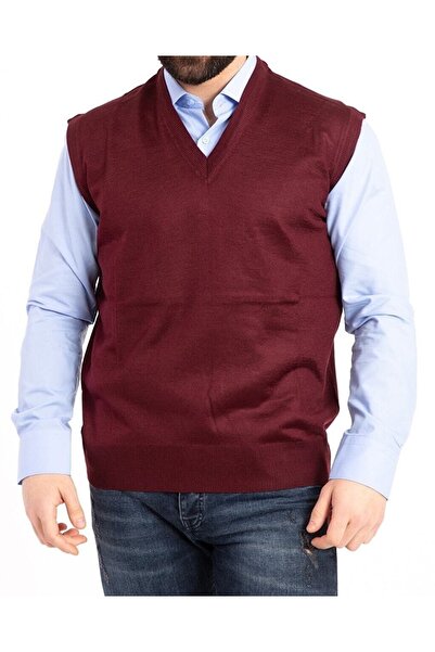 NACAR STORE Men's V-Neck Fine Wool Knitwear Knitted Anti-Pilling Sweater Dad ...