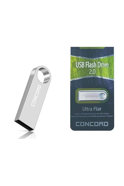 Concord ذاكرة فلاش يو اس بي 128 جيجا ميتال الترا فلير 3.0 C-u128