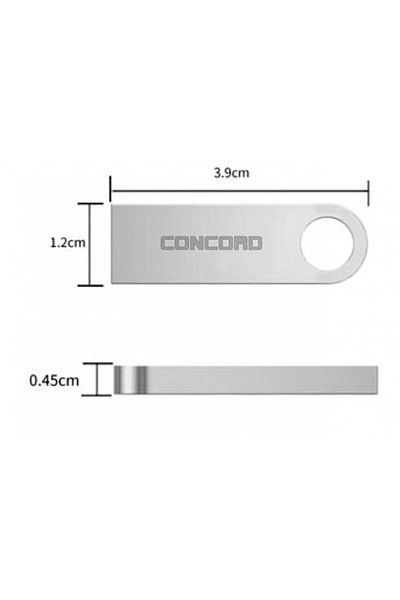 Concord ذاكرة فلاش يو اس بي 128 جيجا ميتال الترا فلير 3.0 C-u128