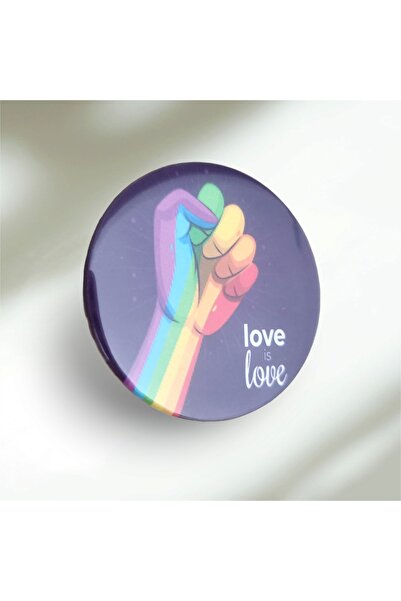 fırsatlar diyarı Love Is Love Gökkuşağı Buton Rozet