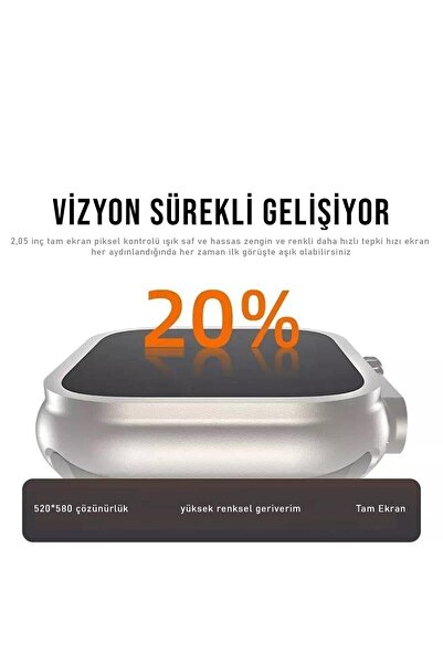 Delikan Store Torima T800 Ultra 49mm Tam Ekran Akıllı Saat