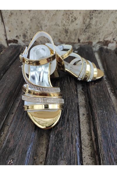 Panda Shoes 26-37 Mărimea 3 Dungi încrucișate Rochie de seară pentru fete Pantofi cu toc
