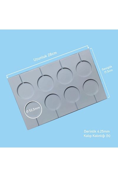 Cesil 8 Li Candy Lollipop Mold