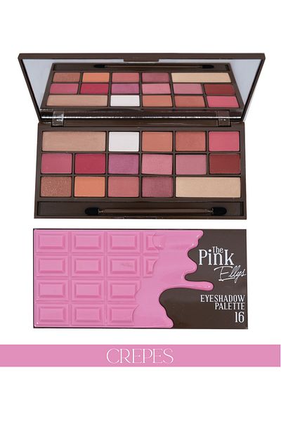 The Pink Ellys Palette Eyeshadow 05 Crepes - Set of 16
