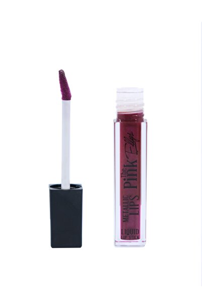 The Pink Ellys Nude Likit Metalik Ruj No:3