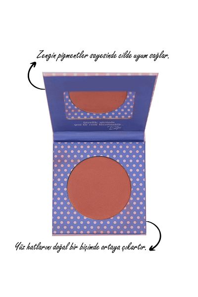 The Pink Ellys Compact Blusher Coy