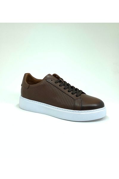 Clasica Ανδρικά δερμάτινα παπούτσια sneaker καφέ