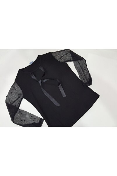 Güler bebe Siyah Incili Kız Çocuk Badi