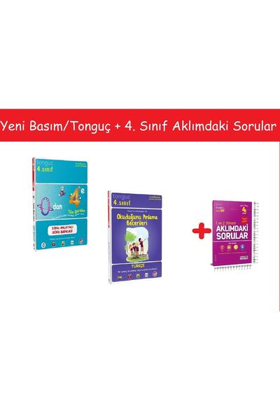 Tonguç Yayınları Tonguç 0'dan 4'e Konu Anlatımlı Soru Bankası & 4. Sınıf Türk...