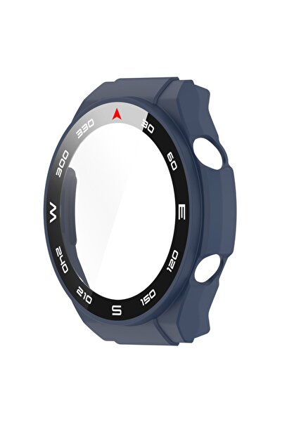 Gpack Huawei Watch Ultimate Ekran Ve Kasa Koruyucu Gard Lacivert