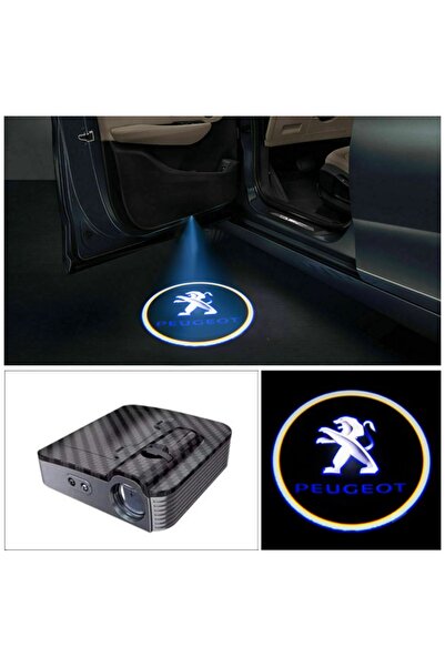 C9 Peugeot Uyumlu Karbon Kapı Altı Led Mesafe Sensörlü Yeni Nesil