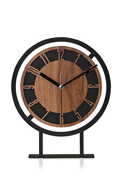 EMORES 22x27 Cm Dekoratif Metal Masa Saati