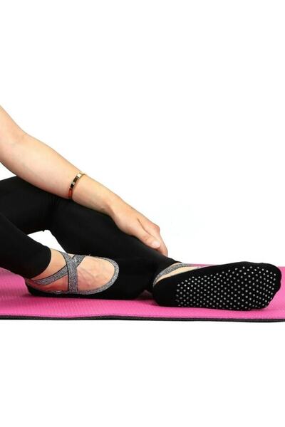 MİNAHOBİ Șosete de dans și balet Pilates Yoga, talpă anti-alunecare