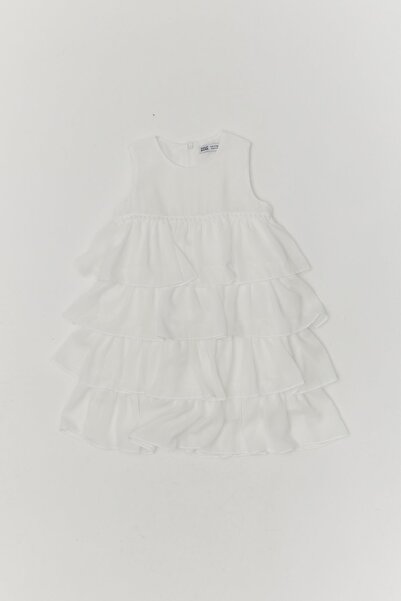 PAULMARK فستان بناتي متعدد الطبقات