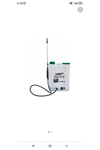 ITALY Şarjlı Ilaçlama Pompası Ilaçlama Makinası Şarjlı16 lt  Karona Italy