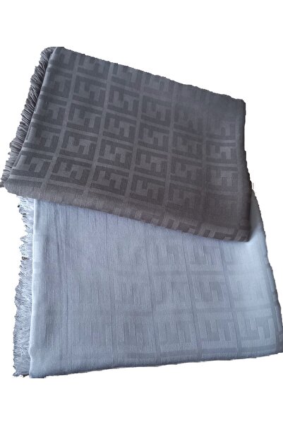 Trablus Шовковий бавовняний жакардовий шарф, модель 2 в 1