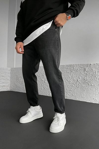 BDRMAN Boyfriend Black Grind Jeans