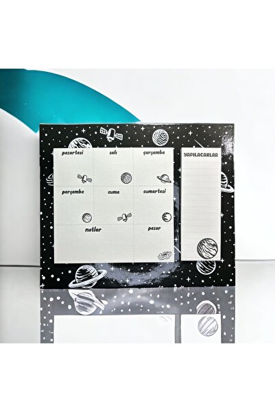 Bubu Ceren Hf01 25x21 104 Pages Weekly Planner and To-do - Space