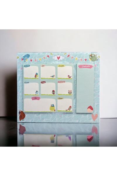 Ceren Planificator săptămânal și activități de făcut 25x21, 104 pagini - Bufniță